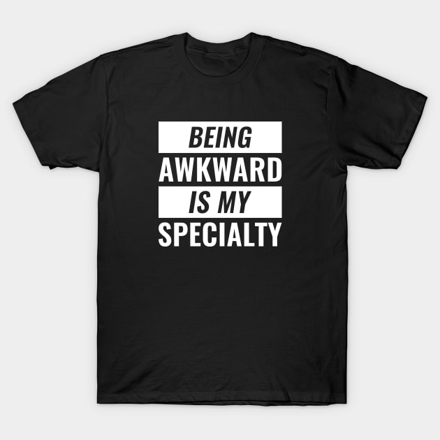 Being Awkward T-Shirt by VectorPlanet